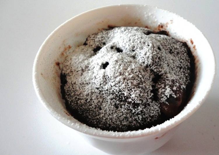 The 5min Chocolate Mug Cake - Microwave recipe