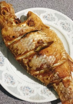 Hình của món Cá chiên xù.