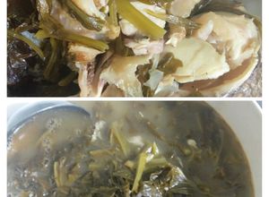 Hình của món Canh cá mè dưa chua.