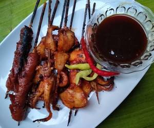 Gampangnya Menyajikan Cumi amp Sosis Bakar Saos Madu Lezat Mantap Gampangnya Menyajikan Cumi amp Sosis Bakar Saos Madu Lezat Mantap