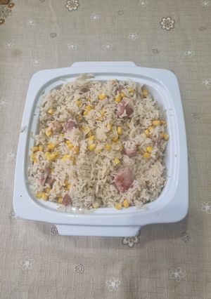 Foto de Arroz caipira com linguiça