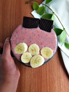 Una foto de Smoothie de Fresa y plátano