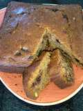 Queque de zanahoria, chocolate y frutos secos