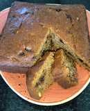 Queque de zanahoria, chocolate y frutos secos