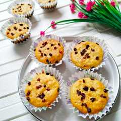 Muffin Pisang Topping Cranberry-レシピのメイン写真