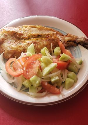 Una foto de Pescada frita