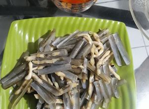 Foto resep Kerang Bambu saos padang