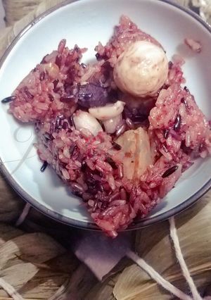紅麴雜糧粽(北部粽) 的食譜成品照片
