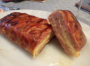 Foto principal de Pastel de carne con queso y bacon al horno