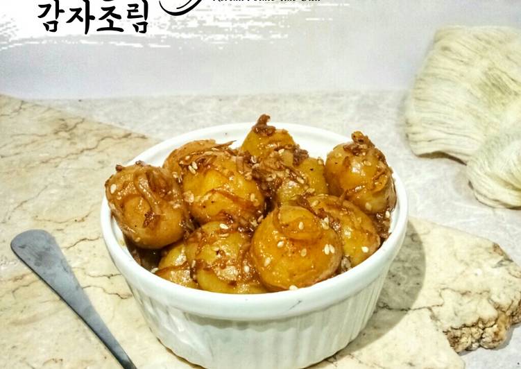makanan Gamja Jorim 감자 조림 (Korean Potato Side Dish) Anti Gagal