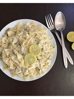 عکسی از دستور پاستا با سس آلفردو😍