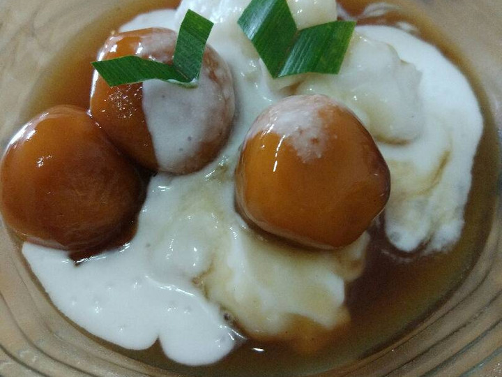 Resep Bubur sumsum candil ubi jalar yang Enak