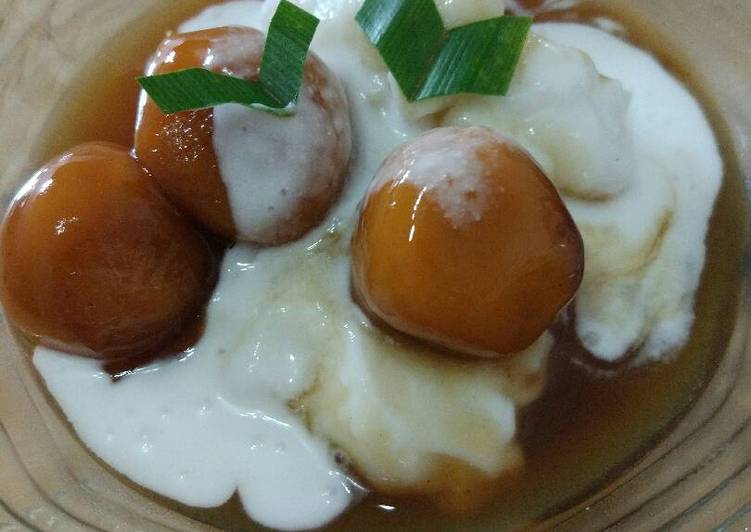 Bubur sumsum candil ubi jalar