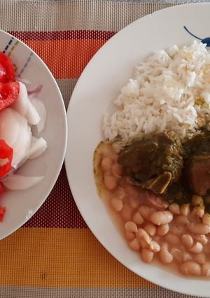Una foto de Seco de carne y frejoles