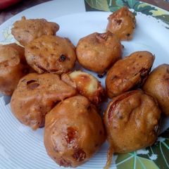 A picture of Egg Pakoras.