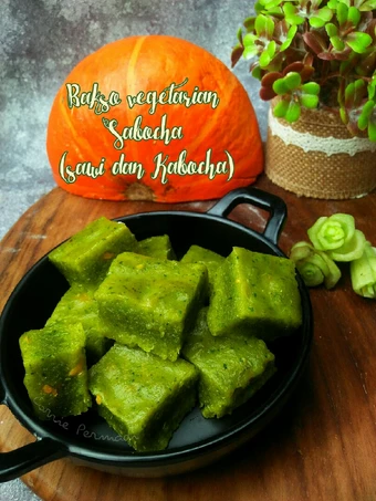 Cara Mudah Menyiapkan Resep Bakso Kotak Vegetarian Sabocha (Sawi dan Kabocha) Gluten Free yang Bisa Manjain Lidah Anti Ribet, Bisa Manjain Lidah