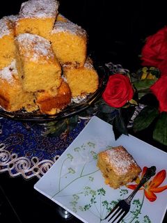 عکسی از دستور کیک نارگیلی کشمشی