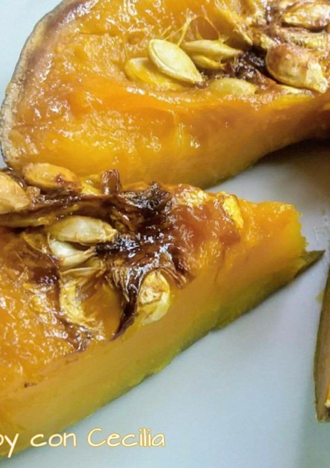 Una foto de Calabaza asada al horno
