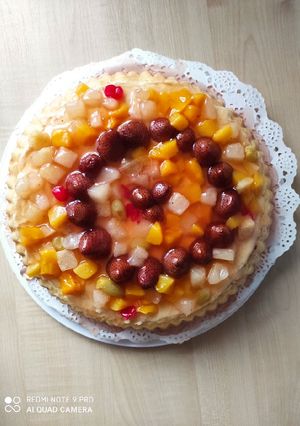 Gyümölcstorta 🍓🍑🥭🍍 recept fotója