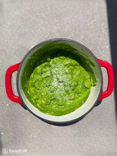 Una foto de Salsa verde para pasta o ñoquis