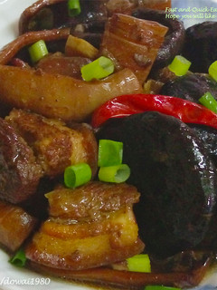 《宴客菜》細煨好滋味~『紅燒魷菇肉』 的食譜成品照片