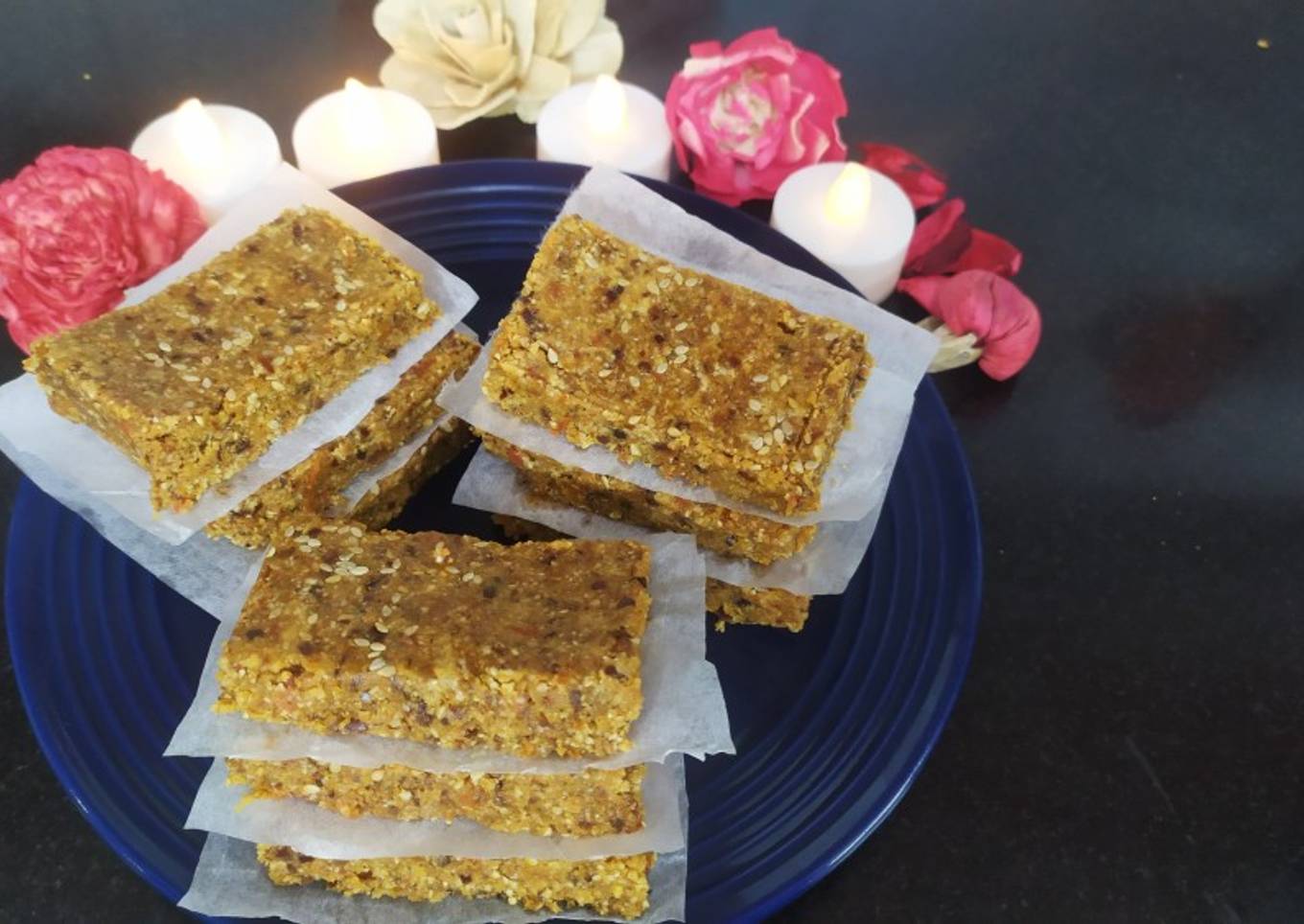 Oats carrot Bar (instant energy bar)