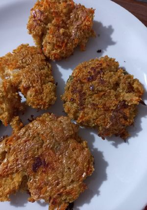Una foto de Estilo croquetas de quinoa y zanahoria