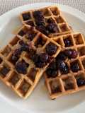 Fiber Waffles (with wheat bran, eggs)