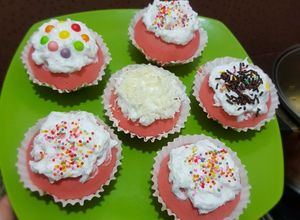 Foto resep Bolu kukus dengan perisa red velvet