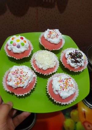 Foto resep Bolu kukus dengan perisa red velvet