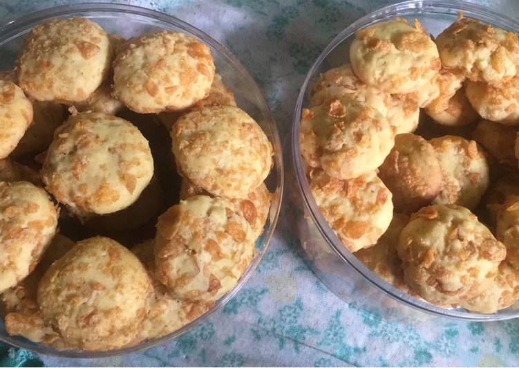 Resep Cornflakes cookies untuk lebaran 👌 Anti Gagal