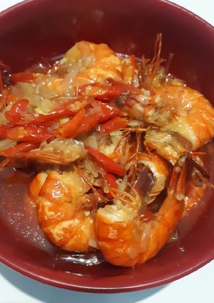 Foto resep 2.Udang Asam Manis