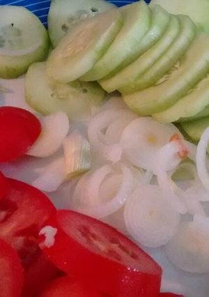 Una foto de Ensalada tricolor. ॐ 🇲🇽