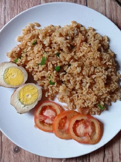 Foto resep Nasi goreng sosis ayam suwir