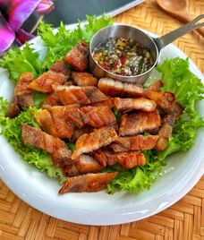 thịt ba rọi chiên giòn