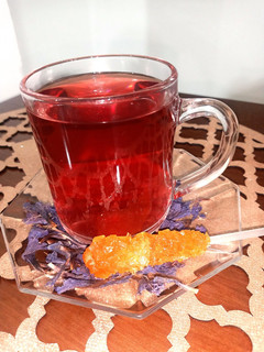 عکسی از دستور دمنوش گل گاو زبان