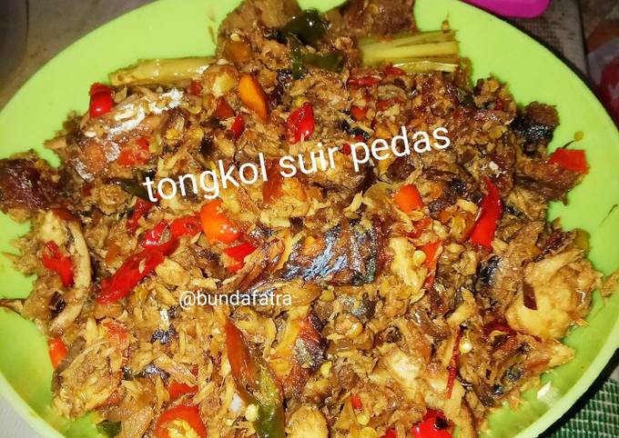 Resep Tongkol Suir Pedas Oleh Bunda Fatra Cookpad