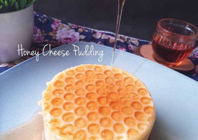 Resep HoneyComb Cheese Pudding (no bake), Lezat
