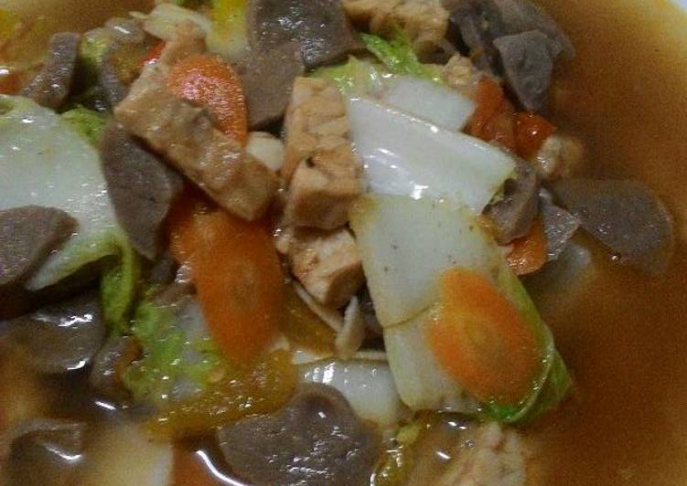 Bahan Sawi putih kuah cap baso tempe | Resep Membuat Sawi putih kuah cap baso tempe Yang Sempurna