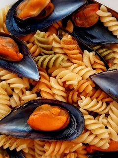 Una foto de Espirales con mejillones