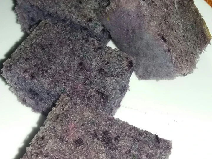 Cara Gampang Membuat Resep Bolu kukus lembut ubi ungu yang Enak Banget Anti Ribet, Bisa Manjain Lidah