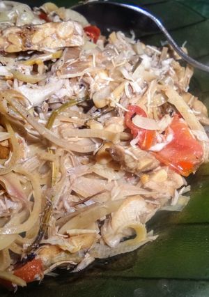 Foto resep Oseng jantung pisang