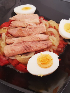 Una foto de Ensalada de pimiento asado