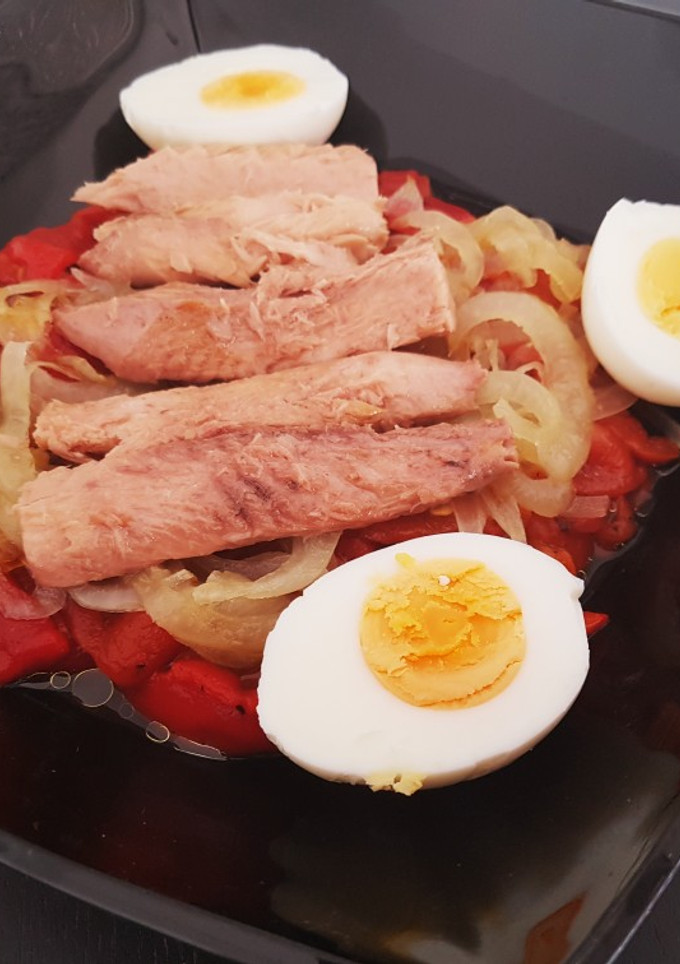 Una foto de Ensalada de pimiento asado