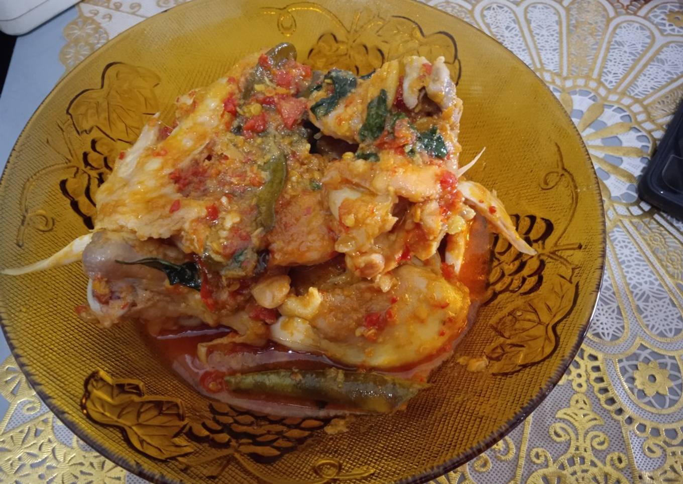 Ayam rica-rica kemangi