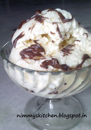 A picture of Vanilla Ice Cream.