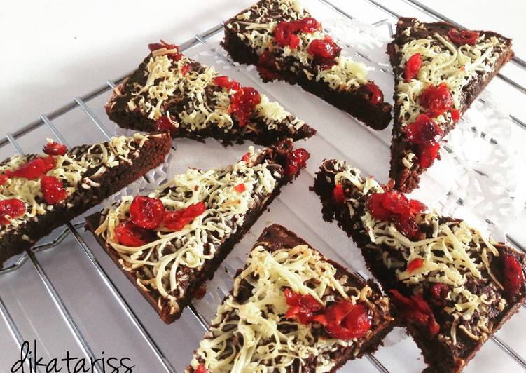 Brownies tipis cranberry