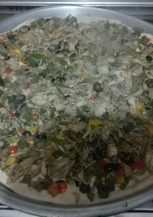 صورة لوصفة فطيرة بالدجاج