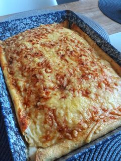 Sonkás lasagne recept fotója