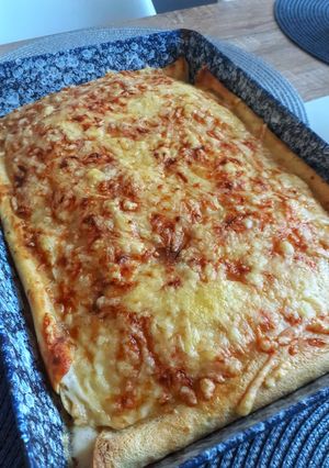 Sonkás lasagne recept fotója